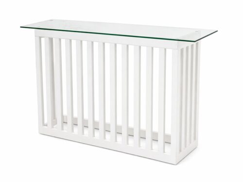 Slatted CNC Server Glass Top