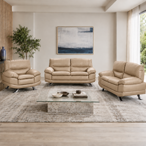 Sharon 3-2-1 Lounge Suite - (Exclusive Range) (Full Leather)