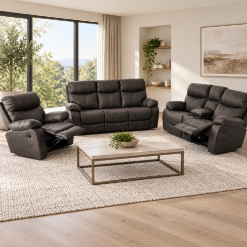 Nirvana 3-2-1 - 3 action Lounge Suite - (Exclusive Range) (Fabric)