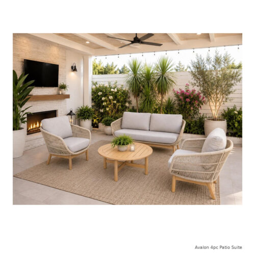 Avalon 4-Piece Patio Suite