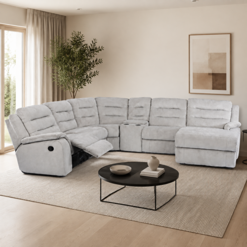 Atlas Six-Piece Corner Lounge Suite - (Exclusive Range) (Fabric)