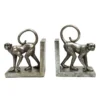 Rambutan monkey bookends pair