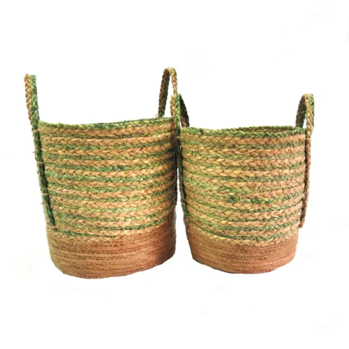 Bungalow tropics baskets s/2