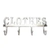 Clothes hook silver
