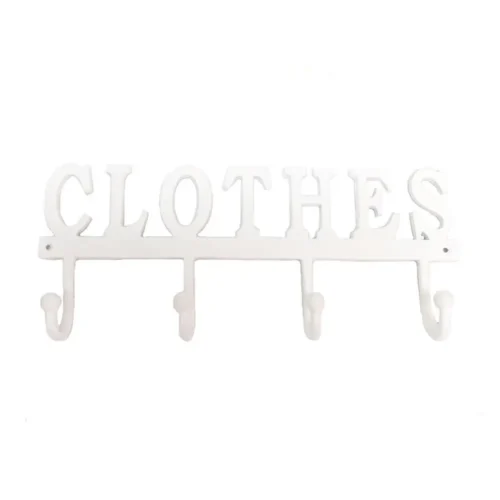 Clothes hook white