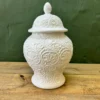 White ginger decorative Jar 47cm